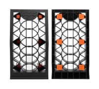 OEBUAFI Rampes de Voiture, Rampes de Levage à Profil Bas de 2,44 Pouces avec Conception Incurvée pour Une Meilleure Adhérence pour L'entretien des Voitures à Châssis Bas