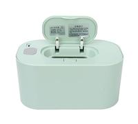 OEBUAFI Réchauffeur et Distributeur de Lingettes pour bébé, Plaque Chauffante Supérieure pour 4 à 5 Lingettes, Température Constante Intelligente 24 Heures avec Affichage LED, Grande (GREEN)