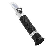 OEBUAFI Réfractomètre, densité de Moût de 58 à 92 pour Tester le Sucre du Jus de Bière, avec Corps en Aluminium Durable et Oculaire à Mise au Point Réglable