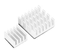 OEBUAFI Refroidisseur de Processeur à Dissipateur Thermique en Aluminium avec Adhésif pour 2/3/4B, Réduit les Pannes Matérielles, 10 Jeux Grands/petits, Matériau 6063-T5