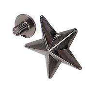 OEBUAFI Rivet en Forme D'étoile, 50 Pièces Rivet étoile en Alliage de Zinc Antirouille avec Vis et Galvanoplastie Exquise pour la Décoration de Sac à Chaussures de Vêtements Artisanaux (Alliage de