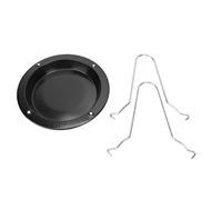OEBUAFI Rôtissoire Verticale en Acier Inoxydable, Antiadhésive, Facile à Nettoyer, pour Outils de Barbecue de Camping