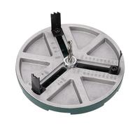 OEBUAFI Scie-cloche Réglable 45-130 Mm, Outil D'ouverture de Trou Rond, Foret pour le Travail du Bois, Cloisons Sèches, Plastique avec Alliage D'aluminium, Matériau ABS, Léger et Portable