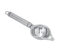 OEBUAFI Séparateur de Jaune D'œuf en Acier Inoxydable, Filtre à Blanc D'œuf, Outil de Cuisine avec Trou de Suspension et Conception de Craquelins D'œufs, pour Séparer les Jaunes et les