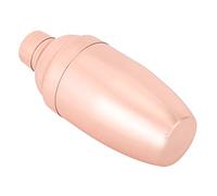 OEBUAFI Shaker à Cocktails en Acier Inoxydable, élégant Outil de Bar Manuel avec Paroi Intérieure Brossée, pour Barman, Finition or Rose ou or. (rose)