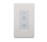 OEBUAFI Smart Touch Panel Light Switch 2 Gang Wireless Control for Voice