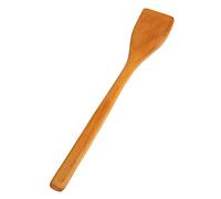 OEBUAFI Spatule en Bois Turner Pelle Frite Cuisson, Fourchette à Haute Température Cuisson du Riz Fabrication Chef Cuisinier à Domicile Cuisine Novice Ustensile en Bois Rouge (Lumière)