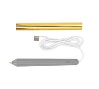 OEBUAFI Stylo D'estampage à Feuille Thermique pour Dessiner et écrire, Accessoire Facile à Utiliser, adapté aux Amateurs D'artisanat, Matériau ABS (GOLD)
