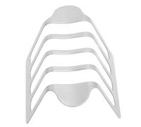 OEBUAFI Support à Pain grillé en Acier Inoxydable, Support à Pain grillé Antirouille Vintage, Accessoire de Cuisine Facile à Nettoyer pour la Maison et le Restaurant (style 1)