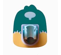 OEBUAFI Support de Pomme de Douche à Ventouse, Support Mural, Base Fixe Solide pour Carreaux de Verre et Marbre, Design élégant 4,7x3,7x2,4 Pouces (Allez, passez au vert)