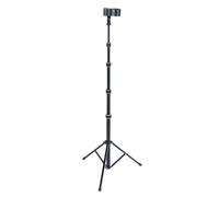 OEBUAFI Support de Sèche-cheveux, Support de Souffleur, Mains Libres, Hauteur Réglable de 23,62 à 76,77 Pouces, Pince Robuste, Base de Trépied Pliable pour Salon, Maison de Retraite