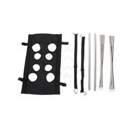 OEBUAFI Support de Toilettage Pliable pour Animaux, Table de Contention à | Grands et Petits Animaux de Compagnie, Cadre Robuste en Acier Inoxydable, Tissu Non tissé Robuste, Bain et Soin des Ongles