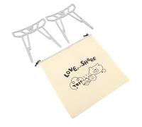 OEBUAFI Support de Trépied de Camping en Acier Inoxydable, Support de Cuisson Détachable pour Foyer Ouvert avec Conception Pliable pour Les Aventures en Plein Air