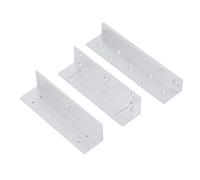 OEBUAFI Support de Verrouillage Magnétique électrique, Support de Verrouillage électromagnétique Z L, Force de Maintien de 180 Kg, Ensemble de Supports en Alliage D'aluminium de 168 Mm