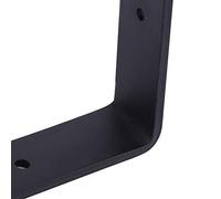 OEBUAFI Support D'étagère Robuste 1 Paire, Fer Mural fixé pour étagères en Bois, Décoration Intérieure DIY, Rangement TV Fond