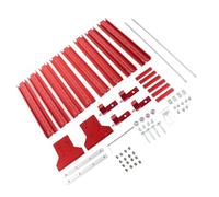OEBUAFI Système de Rail de Guidage, Ensemble de Jonction en Alliage D'aluminium de Haute Précision pour Scie Circulaire et Raboteuses à Bois