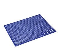 OEBUAFI Tapis de Couture Auto-cicatrisant, Planche à Découper Rotative A4 avec Lignes de Grille de Matelassage pour L'artisanat de Couture, Projet de Scrapbooking de Précision en Tissu
