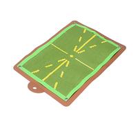 OEBUAFI Tapis D'entraînement de en Silicone avec Retour sur Le Chemin du | Tapis de Frappe 30,48 X 40,64 Cm, Utilisation en Extérieur, Guide D Alignement, Amélioration des Compétences de Chipping,