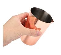 OEBUAFI Tasse à Cocktail en Acier Inoxydable 304, Tasse à Mélanger, 500ML, pour Bar, Fête, Outil de Barman, Rose doré (Or Rose)