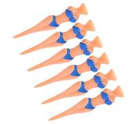 OEBUAFI Tees de en Plastique 6 Pièces, Outil de Pratique Durable en Forme de Bikini pour Les Amateurs de, Conception Unique, Matériau Léger (Blue)
