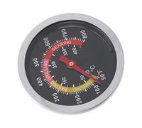 OEBUAFI Thermomètre de Four, Thermomètre de Cuisson de Cuisine à Grand Cadran en Acier Inoxydable de 2,4 Pouces avec Filetage M10, pour Barbecue Fumeur de Frites