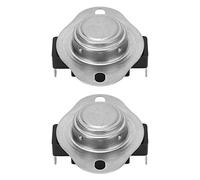 OEBUAFI Thermostat Durable 25A de Commutateur de Température de Disque à Pression Bimétallique pour le Plastique D'ingénierie de Chaudière à Eau électrique 2 Pièces (110℃)