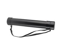OEBUAFI Tube de Rangement pour Dessin, Collection Télescopique Réglable Noire pour œuvres d'art, Documents, Tube de Rangement Extensible de 34 Pouces pour Artistes