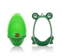 OEBUAFI Urinoir D'apprentissa de la propreté Grenouille pour Garçons avec Ventouse, Entraîneur de Toilettes pour Enfants, Point de Visée Amusant pour les Tout-petits de 8 Mois à (Fruit vert +