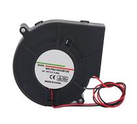 OEBUAFI Ventilateur de Refroidissement à Turbine à Double Roulement à Billes, DC12 V 2,40 A 42,8 CFM 4800 ± 10% TR/Min 62,4 Mmh2o pour Centre de Données, Routeur Réseau, Ventilation