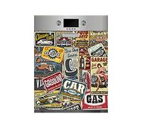 Oedim Autocollant en vinyle pour lave-vaisselle Motif matrices de voiture