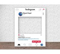 Oedim Photocall Instagram 2019 Personnalisé, 80x100cm, Événements ou célébrations ponctuelles, Fenêtre Découpée, Photocall Drôle