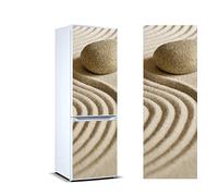 Oedim Stickers en Vinyle pour réfrigérateur Sable du désert Adhésif résistant et Facile à appliquer Adhésif décoratif Design élégant 185x70cm