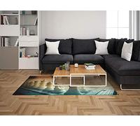 OEDIM Tapis Carpette pour Chambre en PVC Lino Motif Échecs | 95 cm x 165 cm | Décoration Maison | Revêtement de Sol en Vinyle | Sol de Protection