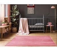 OEDIM Tapis Carpette Vinylique Lino de Sol Impression Bois Rose | 95 cm x 120 cm | Décoration Maison | Tapis en PVC | Sol en Vinyle