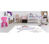 Oedim Tapis Enfant Ballerine PVC 95 cm x 165 cm Moquette Adulte PVC Sol Vinyle pour Adultes