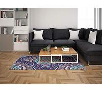 Oedim Tapis Mandala en PVC 95 x 165 cm Moquette PVC Sol Vinyle Décoration de la Maison Sol Sintasol Sol de Protection
