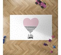 Oedim Tapis pour Enfant en Forme de cœur en PVC 95 x 200 cm