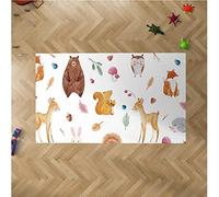 Oedim Tapis pour Enfants Animaux pour Chambres PVC 95 x 133 cm Moquette PVC Sol Vinyle Décoration de la Maison Sol Sintasol Sol de Protection pour Enfants
