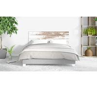 Oedim Tête de lit légère élégante, résistante et économique en PVC Impression numérique sans relief imitation bois 135 x 60 cm