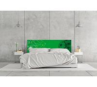 Oedim Tête Lit PVC Impression numérique, Accessoire Lit | Football Vert | Plusieurs Tailles | tête Original et économique 150x60cm