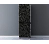 Oedim Vinyle réfrigérant eau rafraîchissante noir, vinyle premium, 185 x 60 cm | Adhésif résistant et facile à appliquer | Autocollants de réfrigérateur économiques et élégants | Vinyle pour