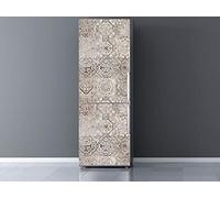 Oedim Vinyle Réfrigérateur Design Imitation Céramique Vintage | 200 x 60 cm | Adhésif résistant | Autocollant décoratif au design élégant