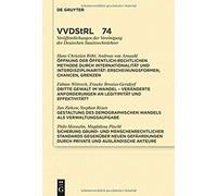 Öffnung Der Öffentlich-Rechtlichen Methode Durch Internationalität Und Interdisziplinarität. Dritte Gewalt Im Wandel. Gestaltung Des Demographischen Wandels Als Verwaltungsaufgabe. Sicherung Grund- Un