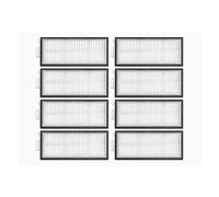 OEFNOCLKG Accessoires et pièces compatibles avec l'aspirateur Robot Qrevo Master : brosses latérales principales, lingettes de Nettoyage, Sacs filtrants(8 HEPA Filters)