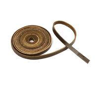 OEFNOCLKG Bandes de Cuir de 2 mètres, 1 Rouleau, compatibles avec Les Accessoires de Sac, poignée de Ceinture, Artisanat, Fabrication de Fils tressés de Sangle de Vache(Light Coffee 0.6cm)