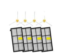 OEFNOCLKG Compatible avec Les Accessoires des séries 960, 900, 891 et 800, pièces de Rechange, kit de Recharge for aspirateur, Brosse latérale en Caoutchouc, Filtre(Plum)