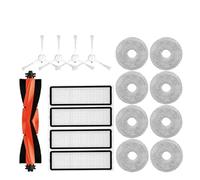 OEFNOCLKG Compatible avec Les aspirateurs Robots Xiaomi S10 Plus / + B105, pièces et Accessoires, Brosse Principale Filtre latéral(White)