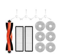 OEFNOCLKG Compatible avec Les aspirateurs Robots Xiaomi S10 Plus / + B105, pièces et Accessoires, Brosse Principale Filtre latéral(Burgundy)