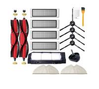 OEFNOCLKG Compatible avec les aspirateurs robots Xiaomi Xiaowa E20 E202 E202-00 E202-02 : brosse latérale principale, filtre, lingette de nettoyage et roulette avant.(Dark Khaki)