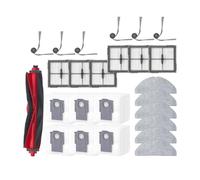 OEFNOCLKG Compatible avec Les Robots Q10 X5 / Q10PF Q10P Q8+ Max Pro Plus : Accessoire Principal, Filtre et Sac for la Brosse de Nettoyage(Set 3)